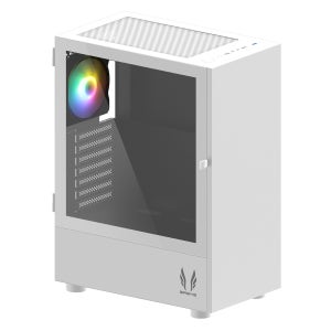 3RSYS R150 화이트 데스크탑 PC케이스 컴퓨터본체 쿨링팬