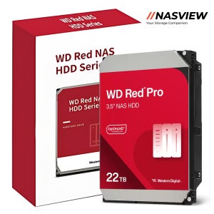 WD RED PRO 22TB 하드디스크 WD221KFGX 엔터프라이즈 NAS HDD