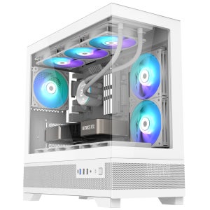 3RSYS S315 QUIET 리버스 화이트 데스크탑 PC케이스 컴퓨터본체 쿨링팬