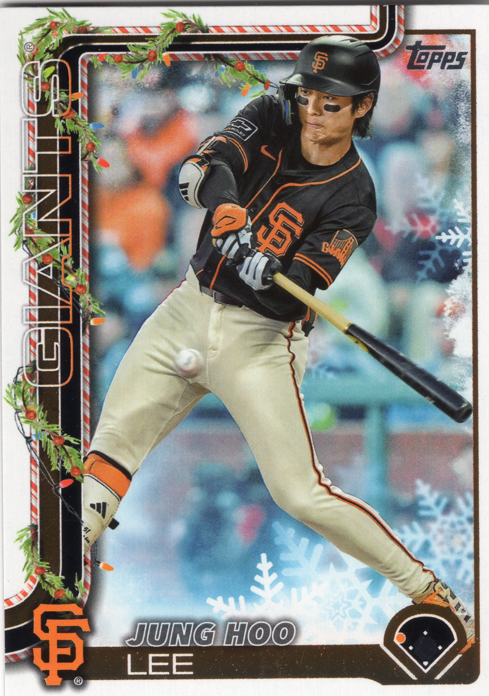 이정후 야구카드 탑스 홀리데이 2025 MLB카드 6208