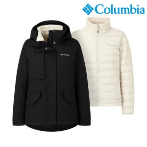 컬럼비아 여성 바람막이 방수 자켓 경량 구스 패딩 발열 내피 인터체인지 점퍼 R9092