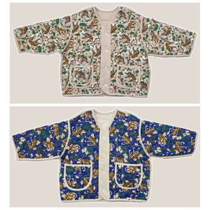 성인용 호작도 깔깔이 패딩점퍼