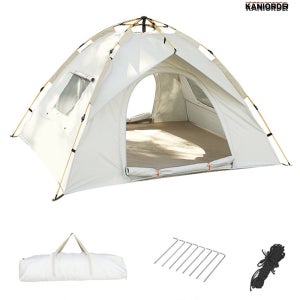 캠핑 원터치텐트 3인용 4인용 가족용 야외용 방수 자동 텐트 피크닉