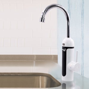 한빛 전기 순간 온수기 DF-0905 미니 소형 싱크대 세면대 욕실 화장실 수도꼭지 세로형