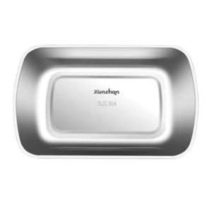 내구성 좋은 위생 강철 식기 다용도 플레이트 L