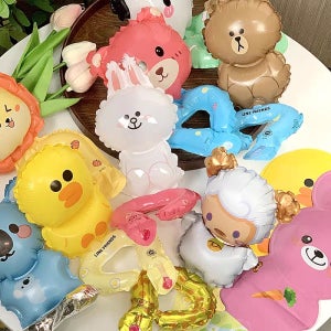 동물캐릭터 손목 팔찌 풍선 행사 랜덤 50개 100개