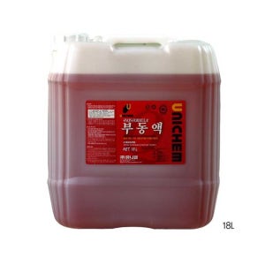 유니켐 부동액 레드 18L 말통 동결방지 사계절 냉각수