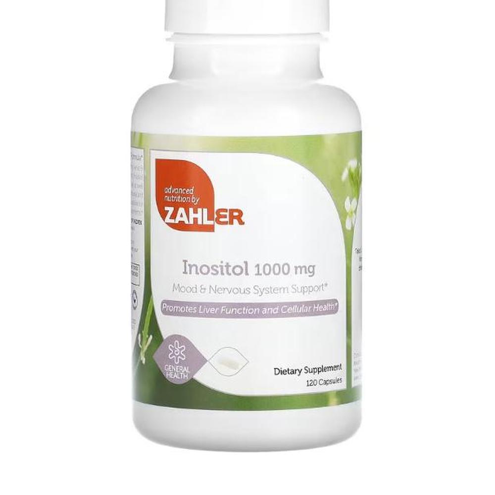 잘러 <b>이노시톨</b> <b>1000mg</b> 120 <b>캡슐</b>