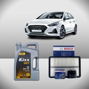 LF쏘나타뉴라이즈 PHEV 2.0 LPG 킥스 GX7 (구G1) 5W30 4L 엔진오일세트