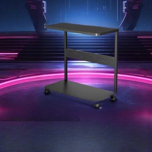 PC 본체 받침대 이동식 철제 프레임 데스크탑 수납 540x460 (고정형 소형)