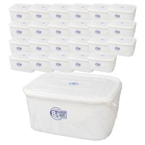 대영화학 백밀폐용기 8호 16L 24개입 식품보관용 용기