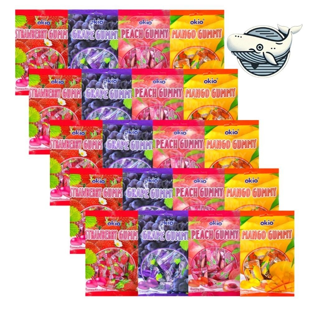 다양한 맛 <b>프루티</b> 젤리 딸기 포도 망고 피치