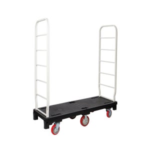 대형 마트 대량 물류 운반용 카트랙 CTK-RED 적색 바퀴 L카 밀차