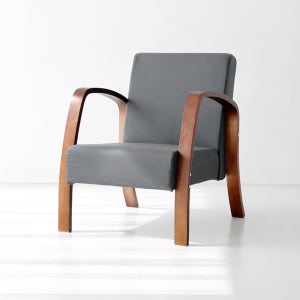 벤우드 1인 소파 YC12A 브라운/다크그레이, 1인용