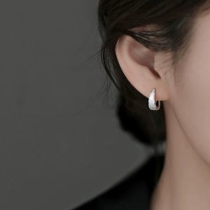 [무배] 엘리건트 볼드 후프 귀걸이