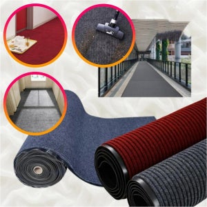 카페트매트 롤타입 15M 미끄럼방지 흡수 복원력 현관 베란다 업소용 바닥매트 폭 90cm