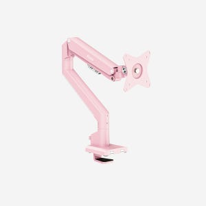 픽시오 웨이브 PSW1S 싱글 모니터 암 거치대 핑크