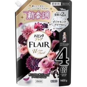 일본 허밍 플레어 유연제 어반 플로럴 향 리필 1400g 도시 플로럴 향