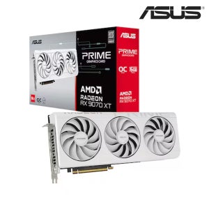 ASUS PRIME 라데온 RX 9070 XT WHITE OC D6 16GB 대원씨티에스