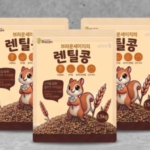 [통통잡곡] 2025년 캐나다산 브라운 렌틸콩 1.5kg, 3개