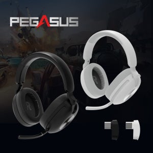 아즈라 페가수스 게이밍 헤드셋 2.4GHz 블루투스 5.4 ANC PEGASUS 헤드폰