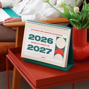 기본 2년 탁상 달력(26년 1월부터 27년 12월)