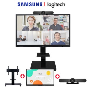 로지텍 MeetUp 밋업 +삼성 65인치 안드로이드 전자칠판 WAF 화상회의 카메라 미트업