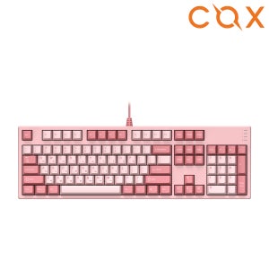 COX PMK201 카일 광축 V2 게이밍 기계식 키보드 핑크 적축