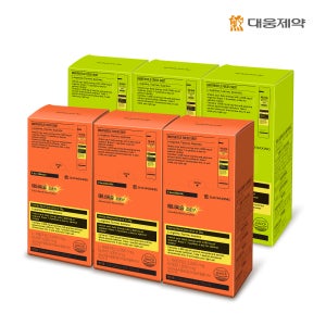 대웅제약 에너씨슬 집중샷 샤인머스캣맛 3박스 + 오렌지 3박스 식물성카페인 아르기닌 스터디젤리