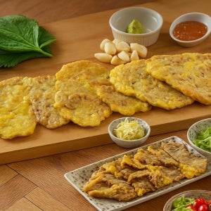 [남도애육전] 숙성시켜 부드러운 수제 소고기 육전 300g 부침개 명절 전 제사