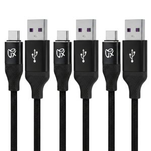 언박싱 브랙스 패브릭 USB-C타입 고속충전케이블 2m, 3개