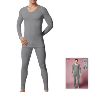 BYC 따뜻한 면 100% 남성 내의 상하 세트