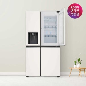 LG 디오스 오브제컬렉션 2도어 매직스페이스 얼음정수기냉장고 J814MEE35 810L