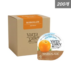 야라밸리 미니잼 일회용 오렌지 16g 200개 대용량 과일잼