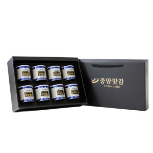 중앙맛김 보령 대천김 특별히맛있는 곱창 돌김 캔김 선물세트, 35g, 8개