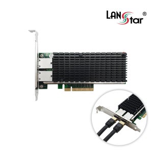 랜스타 듀얼포트 10기가 유선랜카드 인텔 X540-T2 칩셋 LS-PCIE-EX540
