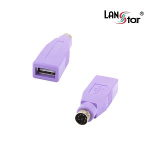 랜스타 USB A타입 키보드 젠더 USB A/F PS2/M LS-GEN-AF6M