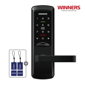 디지털 도어락 카드키+비밀번호 무타공 주키