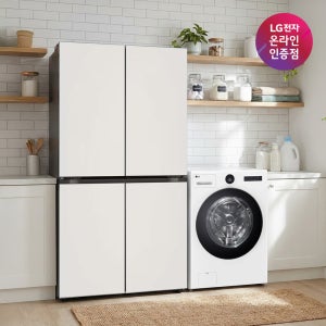 LG 디오스 오브제컬렉션 매직스페이스 냉장고 + LG 트롬 워시콤보 (T875MEE111 + FH25WA)