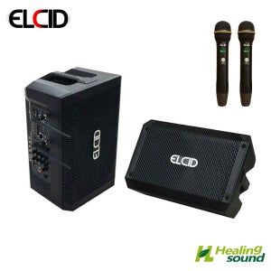 ELCID HS-480 400W 강의용 버스킹 스피커+무선마이크 2개포함