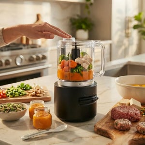 키친에이드 GO 코드리스 무선 5컵 푸드 초퍼 블렌더 5KFCR500ABM 배터리포함