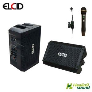 ELCID HS-480 400W 강의용 버스킹 스피커+무선마이크 2개포함