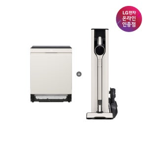 LG 디오스 오브제컬렉션 식기세척기 + LG 코드제로 A9S (DUE6BGL1E + AX948BWE)
