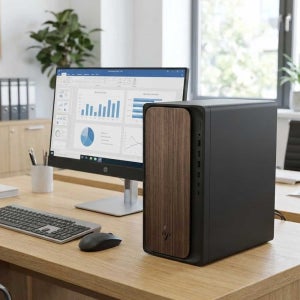 HP 2025 데스크탑 인텔 U5-225 DDR5 16GB 512GB 윈도우11프로 미니타워 PC 듀얼모니터 15세대 애로우레이크 옴니데스크 M03-0001KR 사무 그래픽