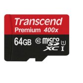 트랜센드 MicroSDXC 64GB Class10 UHS-1 400X