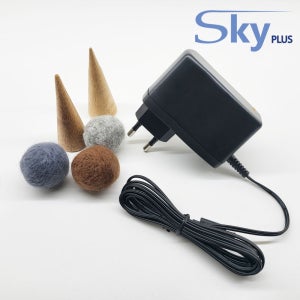 대한민국 SKYPLUS 어댑터 DC 6V 1A 0.5A 직류전원장치 6V1A (벽걸이형)