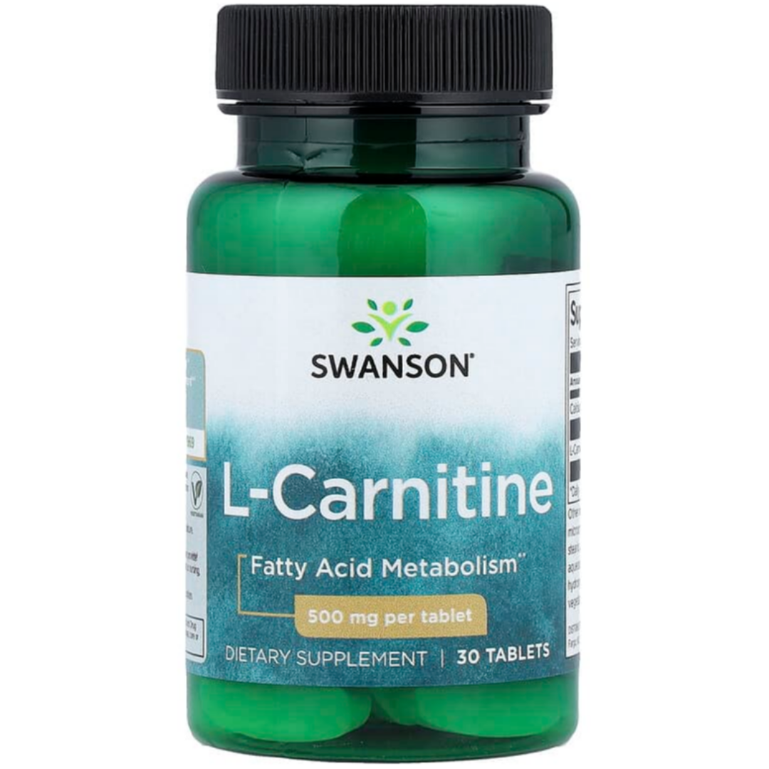 스완슨 카르니틴 <b>L-Carnitine 500mg</b> 30정