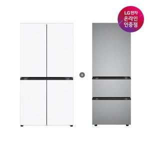 LG 디오스 오브제컬렉션 매직스페이스 냉장고 + LG 디오스 김치톡톡 (T875MHH111 + Z330MPSF11)
