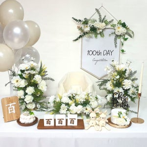 [대여]한복포함 백일상 집에서하는 셀프 아기100일 상차림 K01