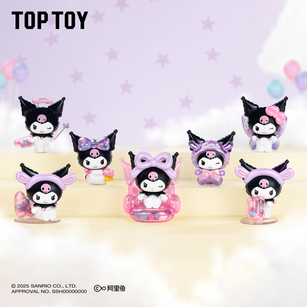 TOPTOY 쿠로미 풍선 마스터 시리즈 피규어 랜덤박스 총 6개입 풀박스 상품